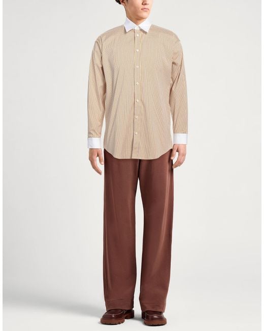 Camicia di DSquared² in Natural da Uomo