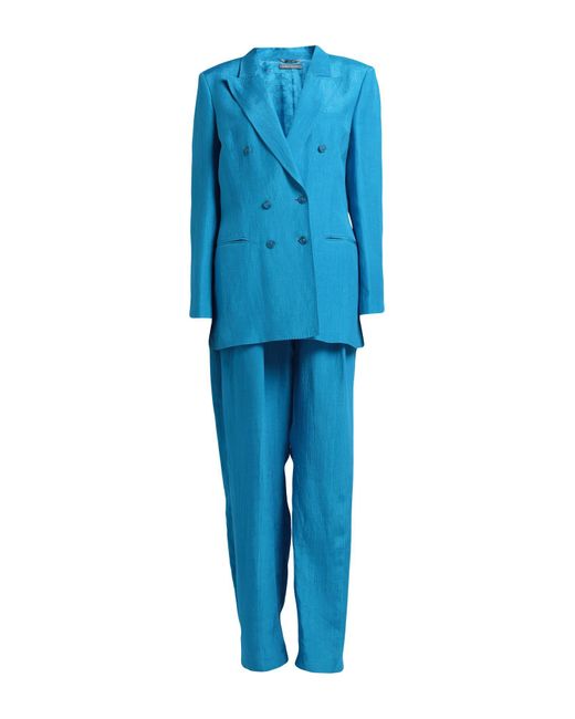 Alberta Ferretti Blue Suit