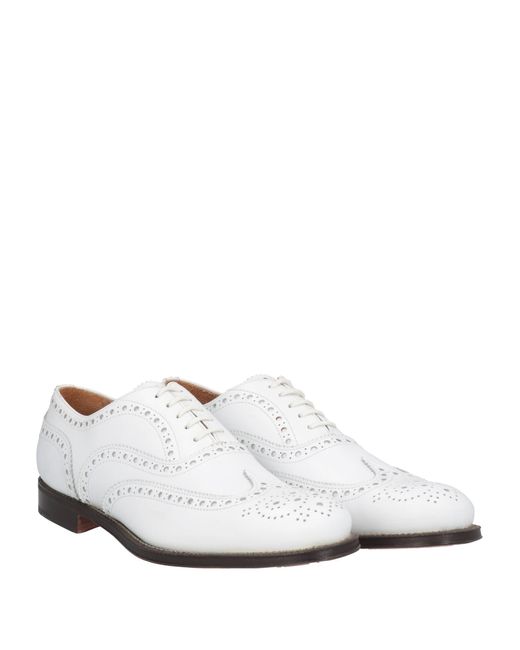 Church's White Lace-up Shoes
