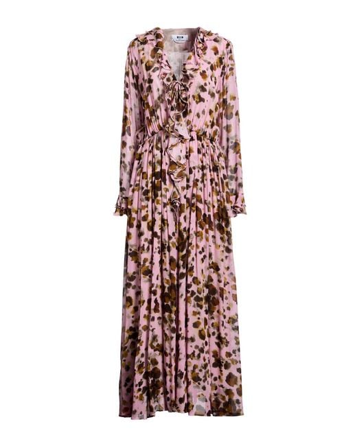 MSGM Red Maxi Dress