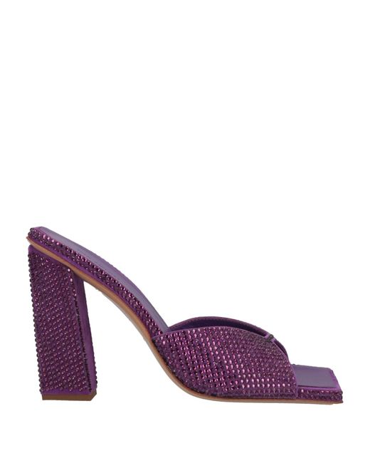 GIA RHW Purple Sandals
