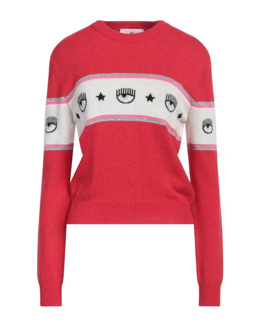 Chiara Ferragni Red Sweater