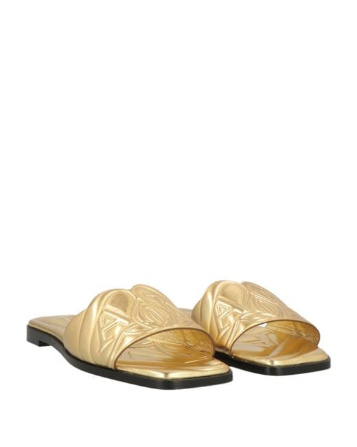 McQueen Metallic Sandals