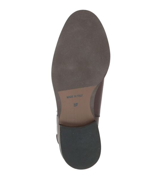 QUADRA Brown Ankle Boots Leather