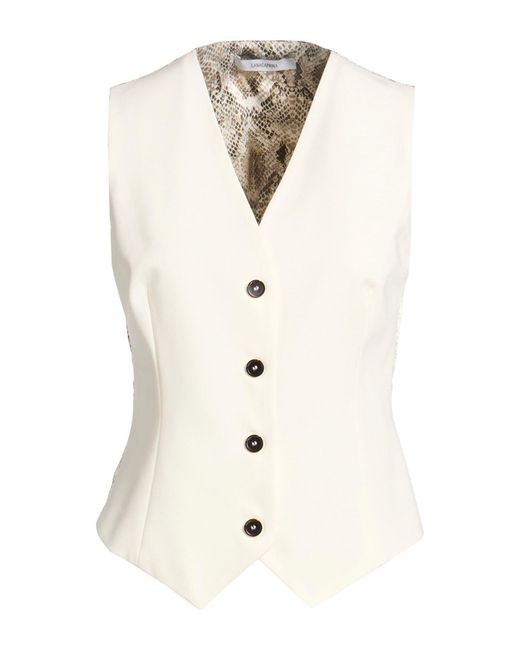 LANACAPRINA White Waistcoat