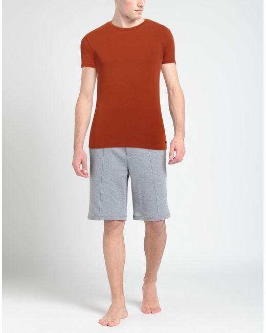 Zegna Orange Undershirt for men