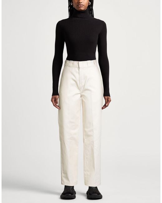 Dickies White Pants Polyester, Cotton