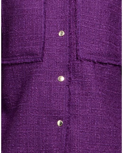 Windsor. Purple Jacket Wool, Polyamide, Elastane
