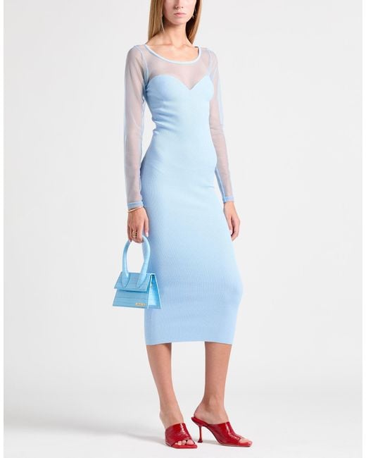 Blugirl Blumarine Blue Midi Dress