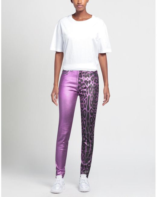 Dolce & Gabbana Purple Pants