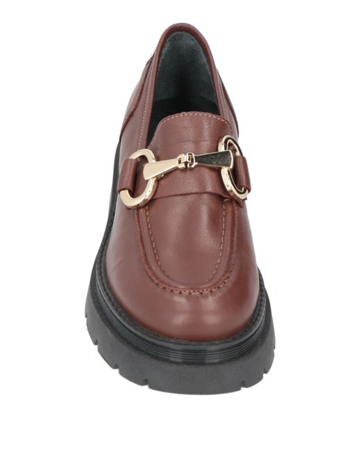 Nila & Nila Brown Cocoa Loafers Soft Leather