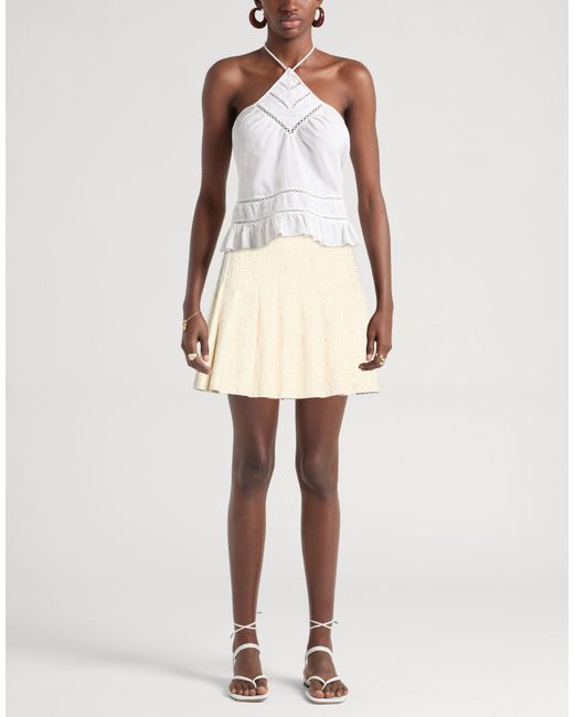 Sandro Natural Mini Skirts