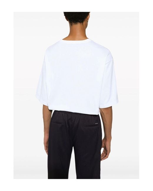 Dolce & Gabbana Kurzarm-T-Shirt Print Marina in White für Herren
