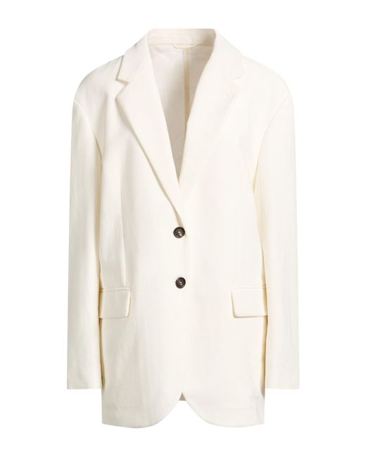 Brunello Cucinelli White Blazer