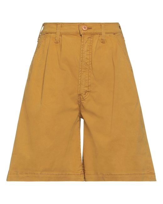 Mother Yellow Shorts & Bermuda Shorts