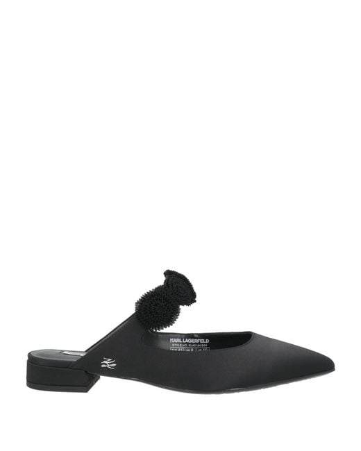 Karl Lagerfeld Black Mules & Clogs
