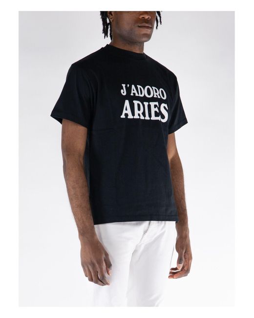 Aries T-shirts in Black für Herren