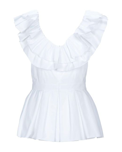 Top McQueen de color White