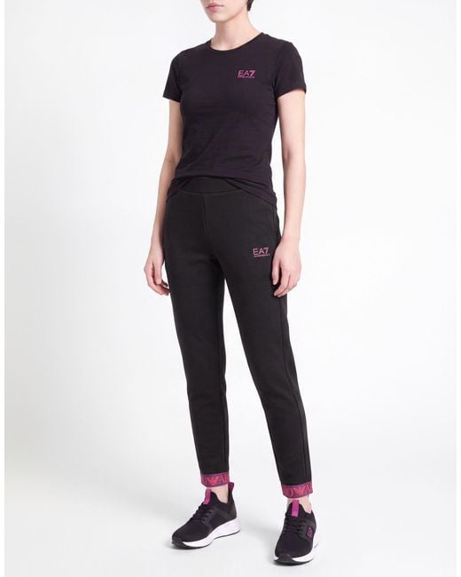 EA7 Blue Pants Cotton, Polyester