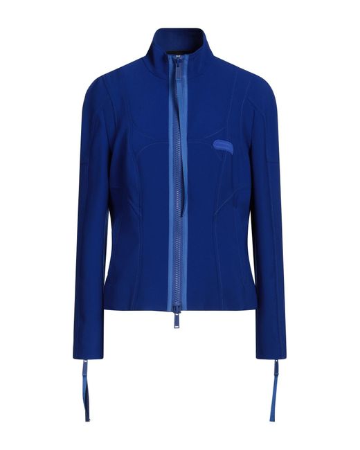 DSquared² Blue Jacket Polyester, Polyurethane