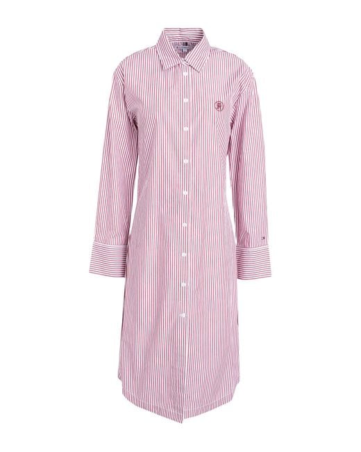 Tommy Hilfiger Pink Midi-Kleid