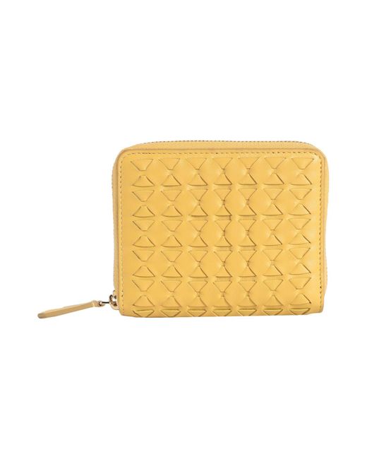 Serapian Yellow Wallet Soft Leather