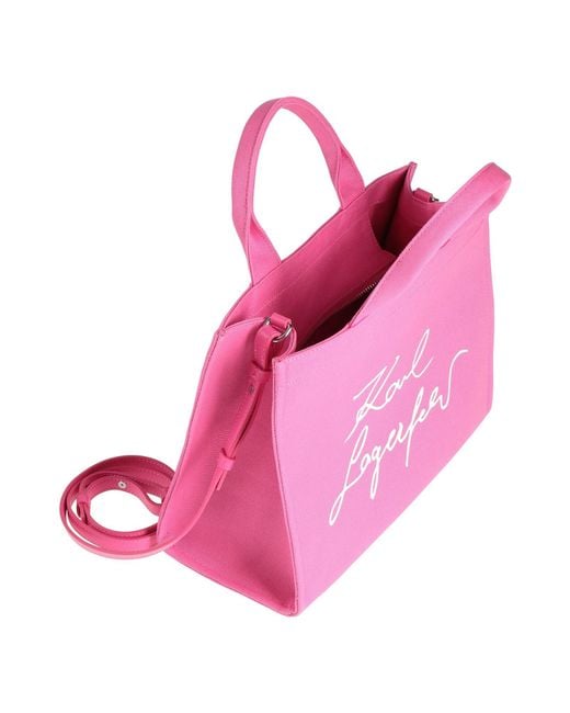 Karl Lagerfeld Pink Handbag