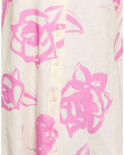 MSGM Pink Shirt Linen