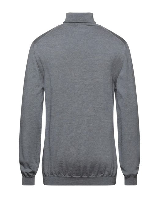 Zanone Gray Turtleneck for men