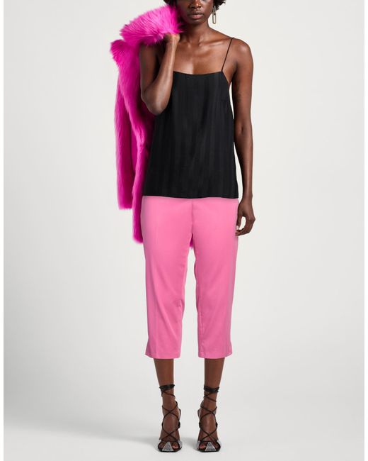 Elena Miro Pink Pants Cotton, Polyester, Elastane