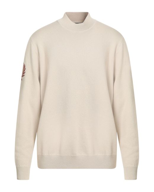 Fred Perry White Turtleneck for men