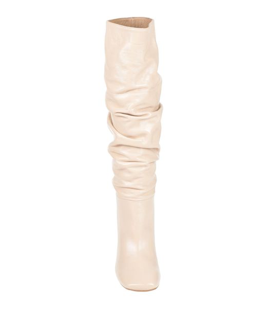 Wo Milano White Boot Leather