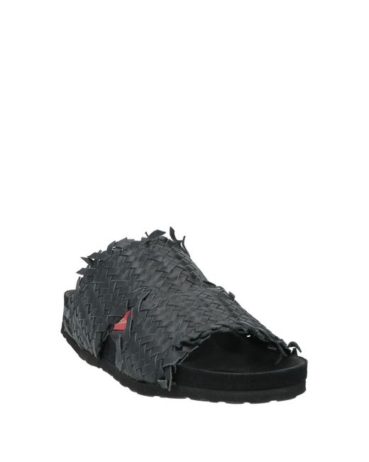 Love Moschino Black Sandals Textile Fibers