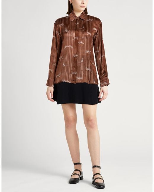 Ballantyne Brown Shirt Silk