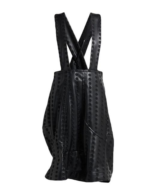 Comme des Garçons Black Midi Skirt Polyurethane
