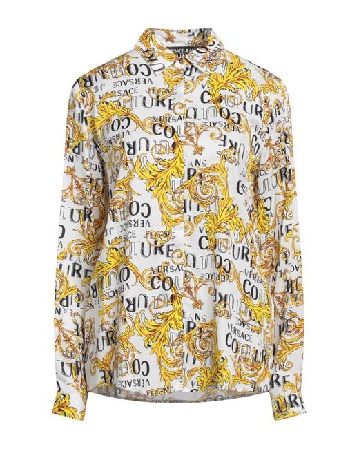 Versace Jeans Couture White Shirt Viscose