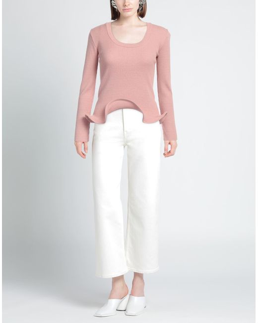 ViCOLO Pink Sweater Viscose, Polyester, Polyamide