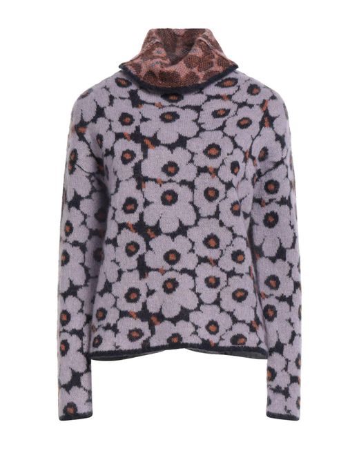 ALESSIA SANTI Gray Rollkragenpullover