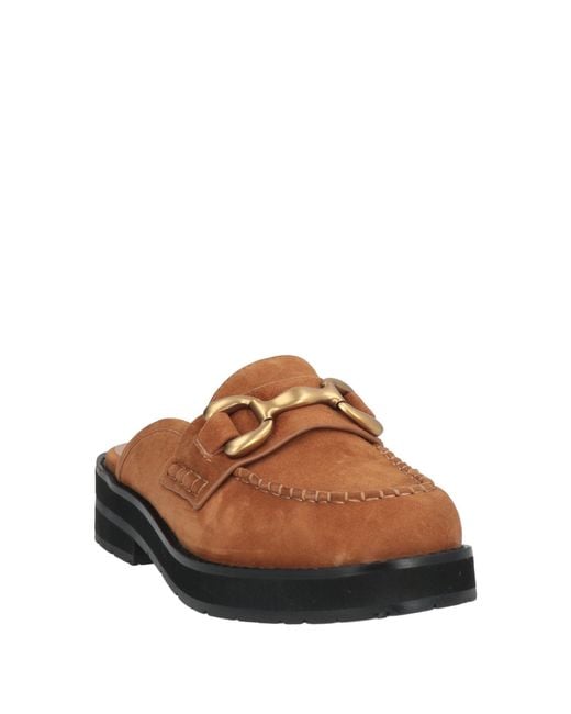 Bibi Lou Brown Mules & Clogs