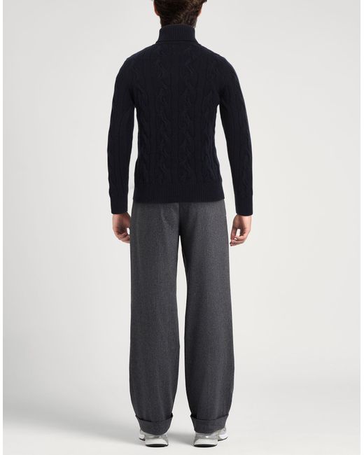 Altea Blue Midnight Turtleneck Virgin Wool for men