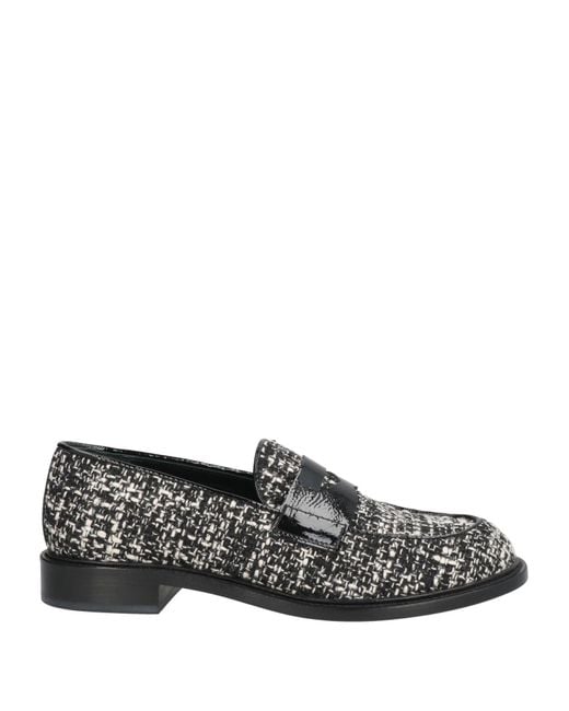 Agl Attilio Giusti Leombruni Gray Loafers Textile Fibers