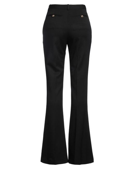 Versace Black Pants Virgin Wool, Elastane