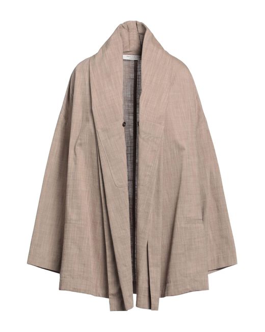 Philosophy Di Lorenzo Serafini Brown Overcoat & Trench Coat