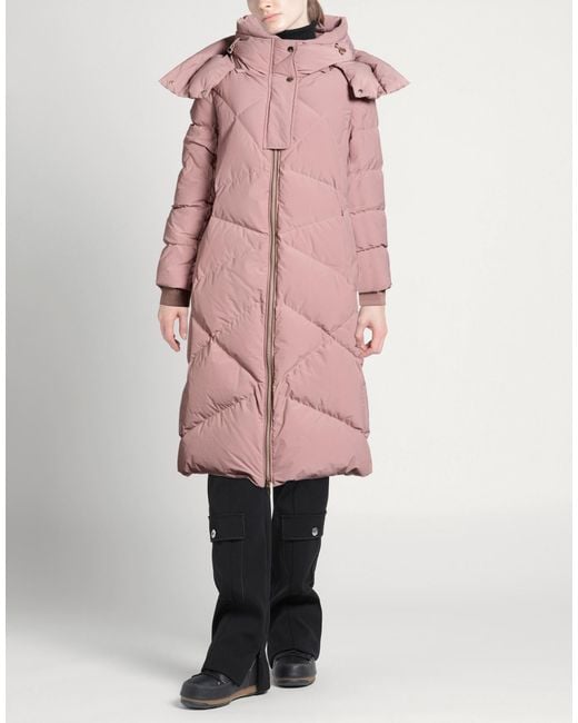 Diego M Pink Puffer Polyester, Acrylic, Wool