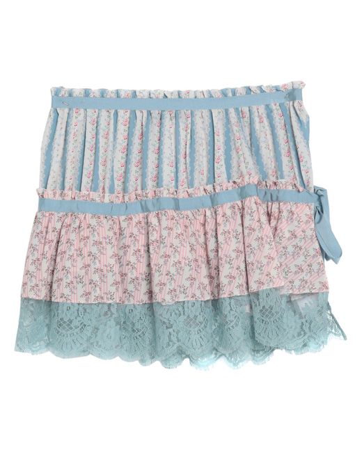 DSquared² Blue Mini Skirt
