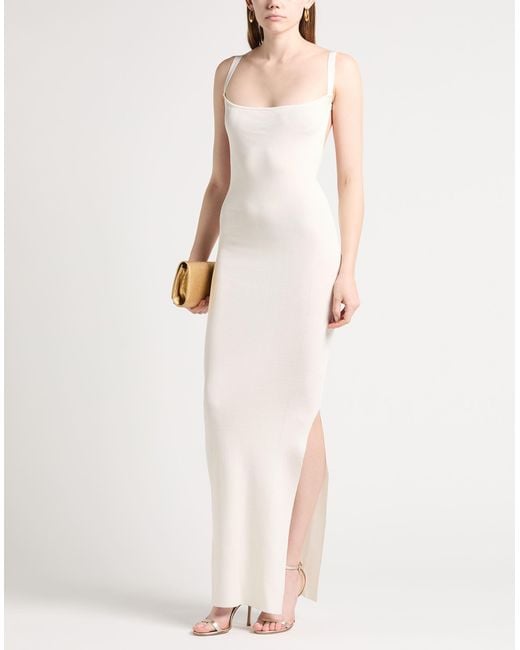 LA GALPA White Maxi Dress Viscose