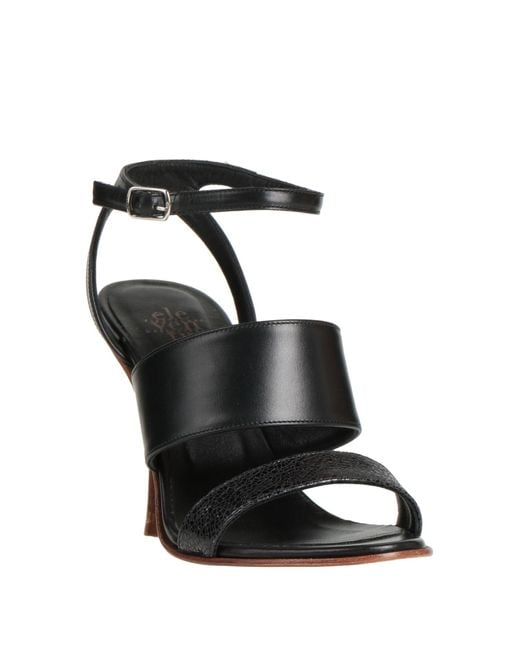 Eleventy Black Sandals