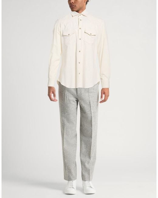 Eleventy Natural Shirt Cotton for men