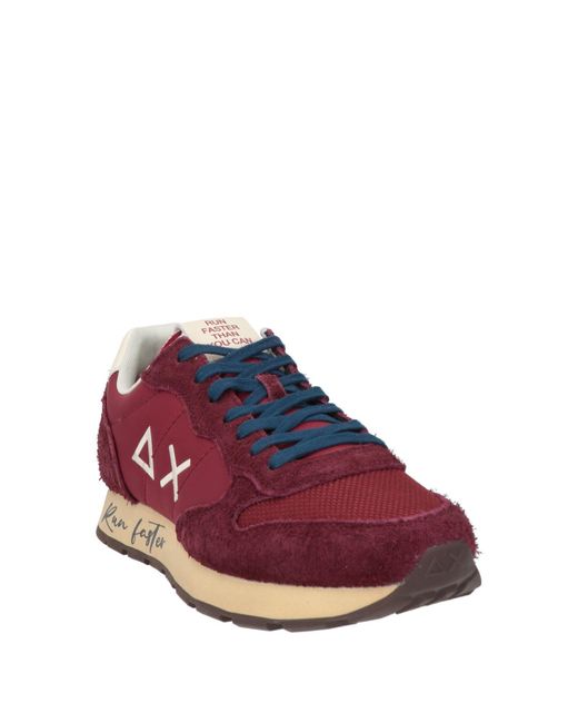 Sun 68 Red Trainers for men