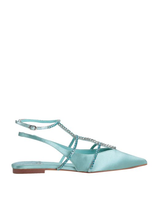 Jeffrey Campbell Blue Ballet Flats
